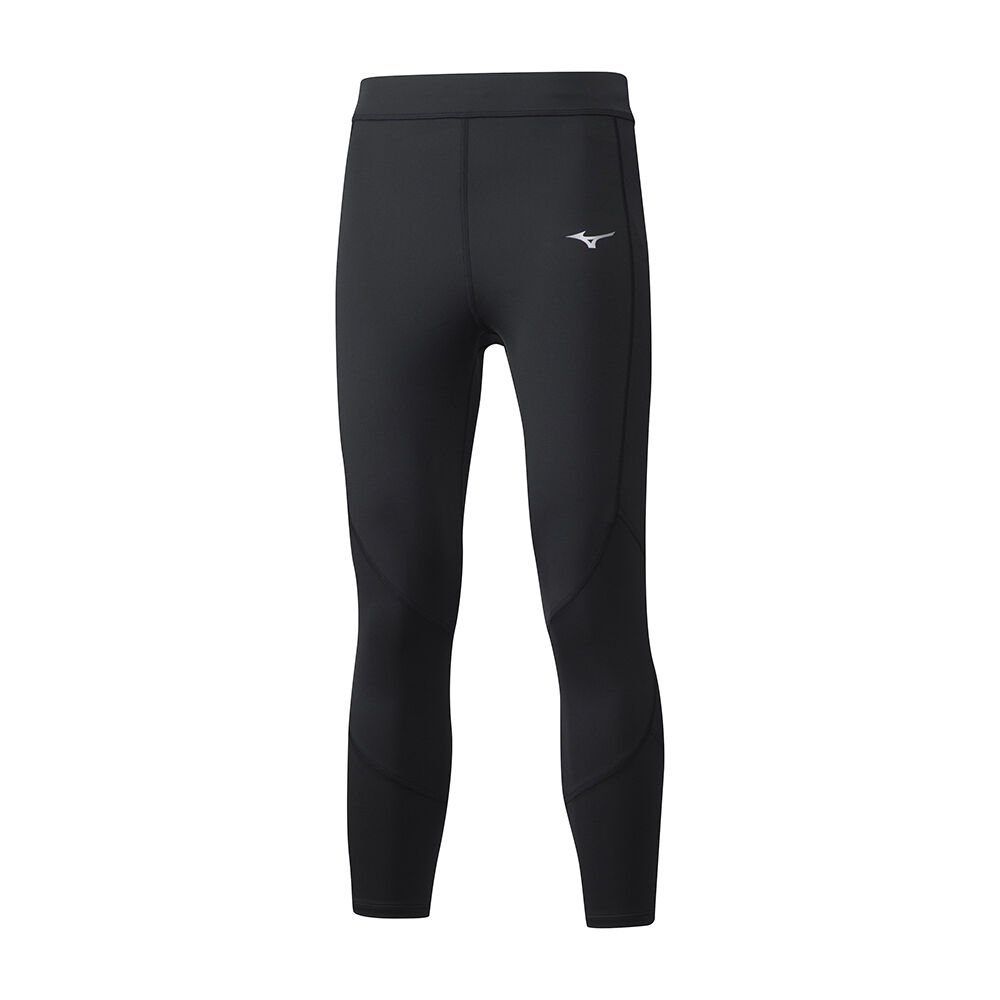 Mizuno Women's Running Long Tight Black Impulse Core 3/4 Apparel - J2GB972909